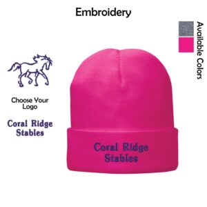 Coral Ridge Stables Port & Company Fleece-Lined Knit Cap