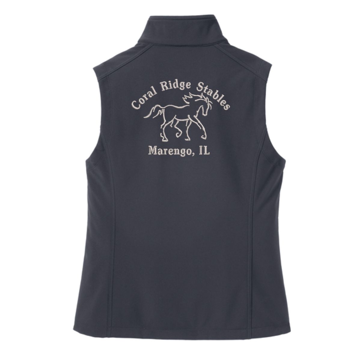 Coral Ridge Stables Ladies Vest with Left Chest Embroidery - Image 3