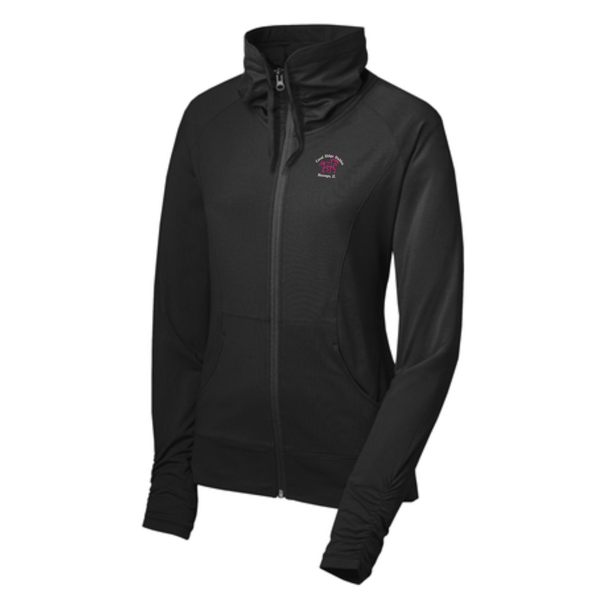 Coral Ridge Stables Ladies Jacket with Left Chest Embroidery - Image 2