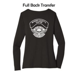 McHenry HOG Ladies Long Sleeve V-Neck Tee