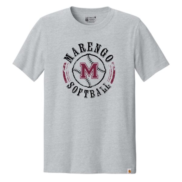 Marengo Softball Adult Carhartt Short Sleeve T-Shirt - Image 2