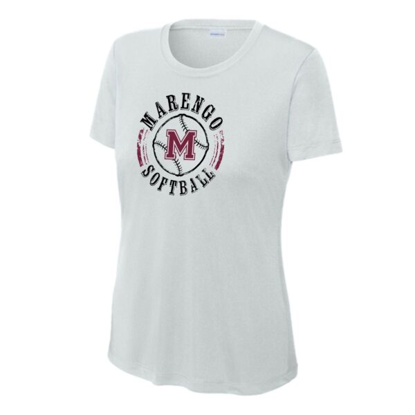 Marengo Softball Ladies Performance Tee - Image 2