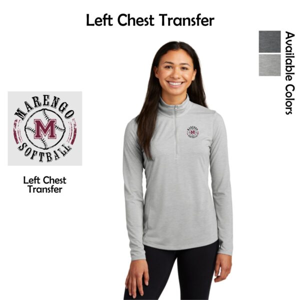 Marengo Softball Ladies 1/4-Zip Pullover