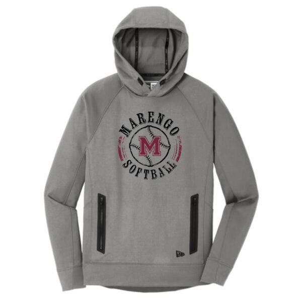 Marengo Softball Adult New Era Pullover Hoodie - Image 2