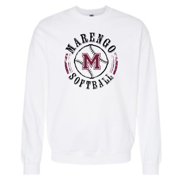 Marengo Softball Adult Crewneck Sweatshirt - Image 3