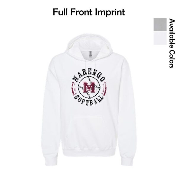 Marengo Softball Adult Hooded Sweatshirt