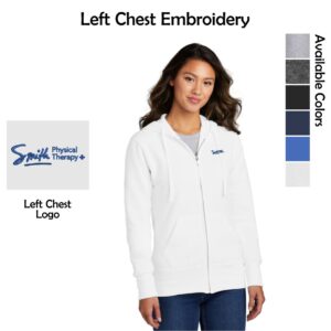 Smith Physical Therapy + Ladies Full-Zip Hooded Sweatshirt