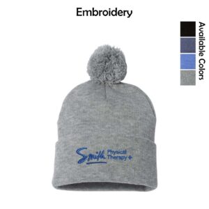 Smith Physical Therapy + Pom-Pom Cuffed Beanie