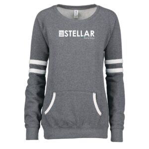 Stellar Edge Ladies Varsity Fleece Crew Neck Pullover