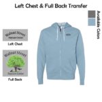 Walnut Street Daycare Center Lightweight Full-Zip Hooded Sweatshirt