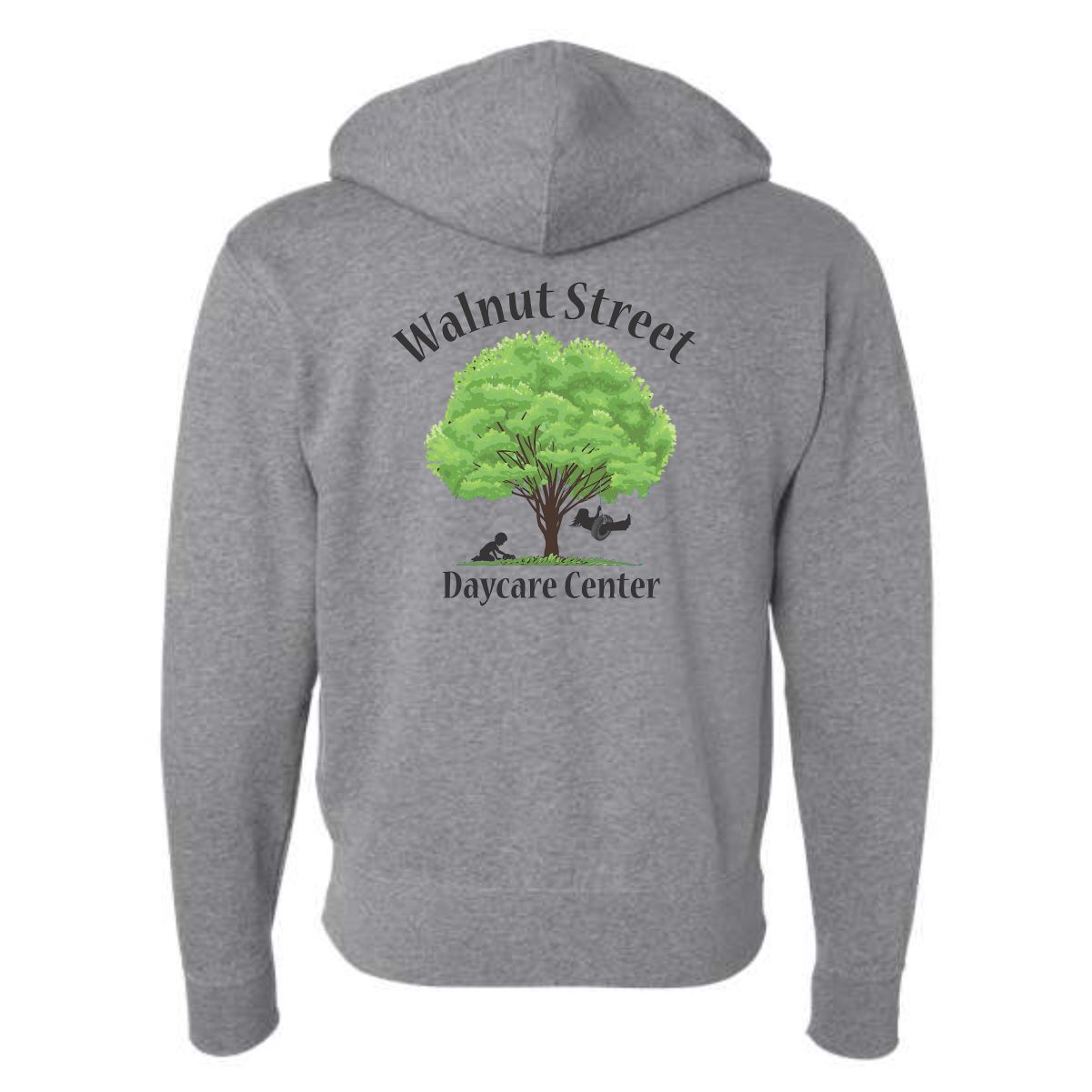 Walnut Street Daycare Center Lightweight Full-Zip Hooded Sweatshirt - Image 3