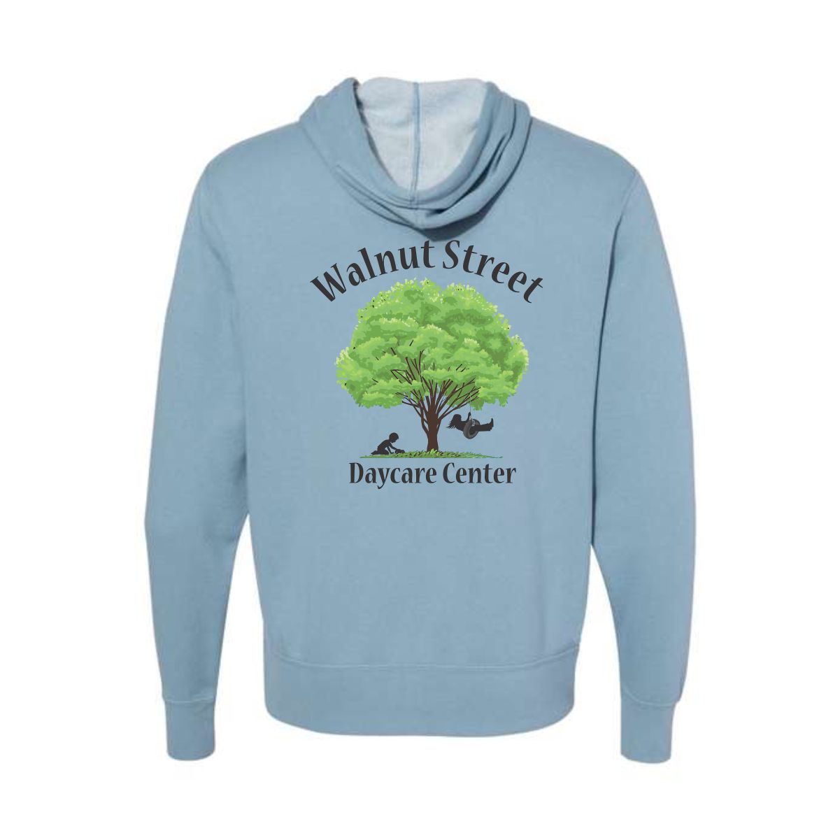 Walnut Street Daycare Center Lightweight Full-Zip Hooded Sweatshirt - Image 5
