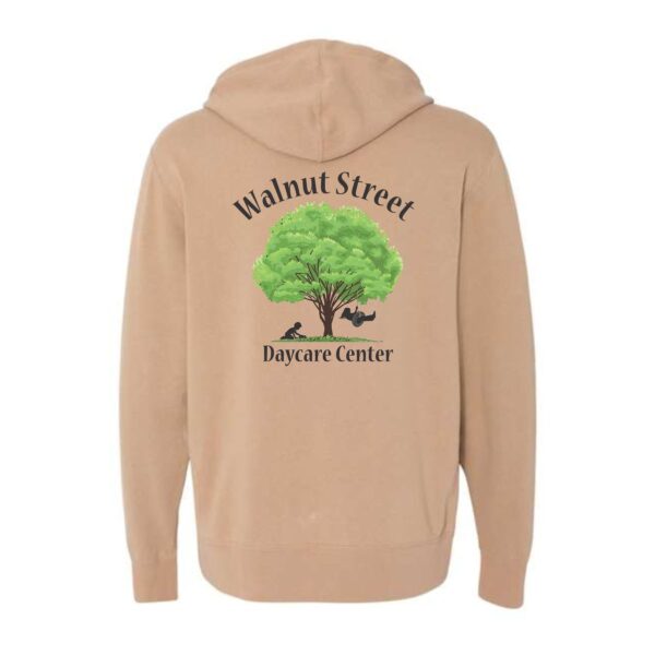 Walnut Street Daycare Center Lightweight Full-Zip Hooded Sweatshirt - Image 7
