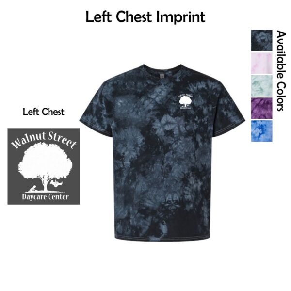 Walnut Street Daycare Center Tie-Dyed T-Shirt