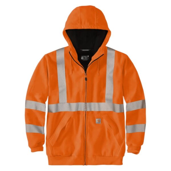 A & P Grain Systems Hi-Vis Loose Fit Midweight Thermal-Lined Full-Zip (Including Tall Sizes) - Image 2