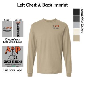 A & P Grain Systems Tultex Long Sleeve T-Shirt