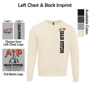 A & P Grain Systems Next Level Sweatshirt