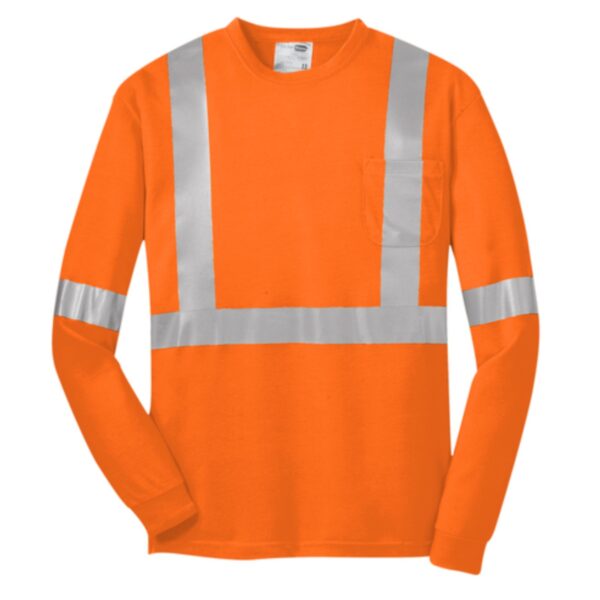 A & P Grain Systems Hi-Vis Long Sleeve Safety T-Shirt - Image 2