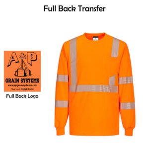 A & P Grain Systems Hi-Vis Segmented Tape Long Sleeve T-Shirt