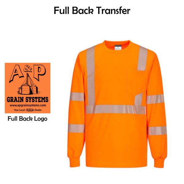 A & P Grain Systems Hi-Vis Segmented Tape Long Sleeve T-Shirt