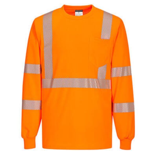 A & P Grain Systems Hi-Vis Segmented Tape Long Sleeve T-Shirt - Image 2