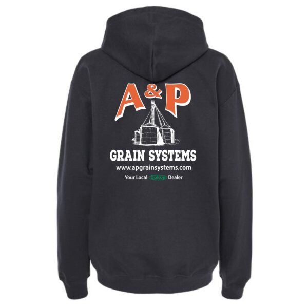 A & P Grain Systems Midweight Hooded Sweatshirt - Image 3