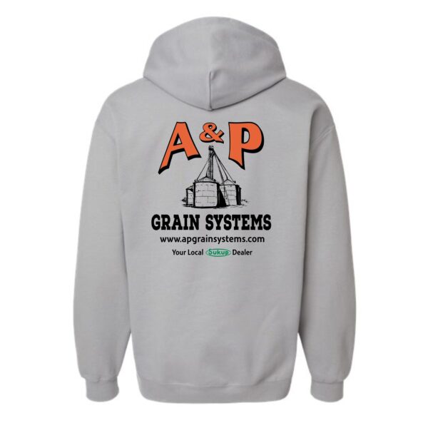 A & P Grain Systems Midweight Hooded Sweatshirt - Image 5