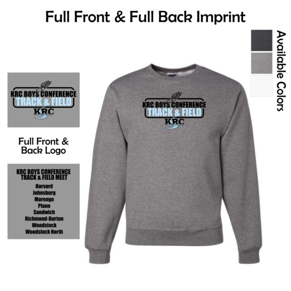 KRC Boys Track Crewneck Sweatshirt