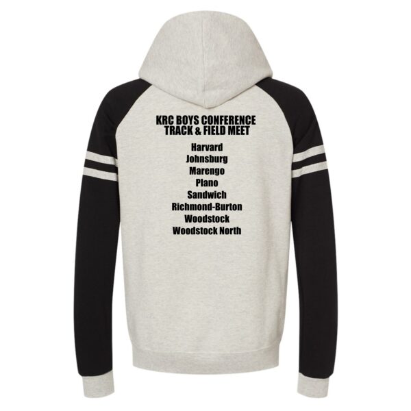 KRC Boys Track Varsity Colorblock Hooded Sweatshirt - Image 3