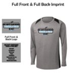 KRC Boys Track Heather Colorblock Long Sleeve Tee