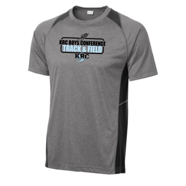 KRC Boys Track Heather Colorblock Tee - Image 2