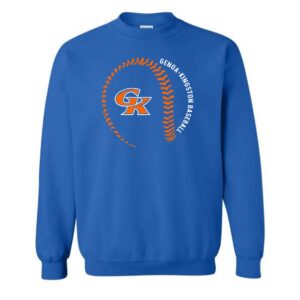 Genoa Kingston Booster Club Baseball Adult & Youth Crewneck Sweatshirt