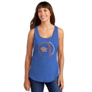 Genoa Kingston Booster Club Baseball Ladies Tank Top