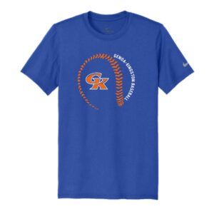 Genoa Kingston Booster Club Baseball Adult Nike Performance Tee