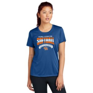 Genoa Kingston Booster Club Softball Ladies Performance Tee