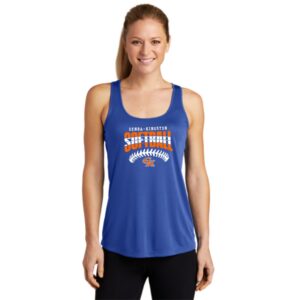 Genoa Kingston Booster Club Softball Ladies Racerback Tank