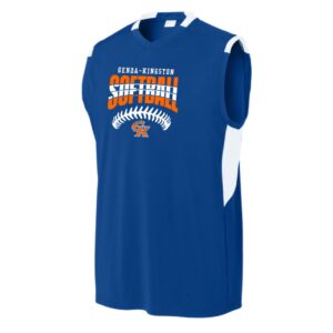 Genoa Kingston Booster Club Softball Adult & Youth Sleeveless V-Neck