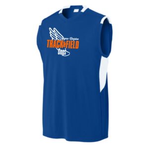 Genoa Kingston Booster Club Track & Field Adult & Youth Sleeveless V-Neck