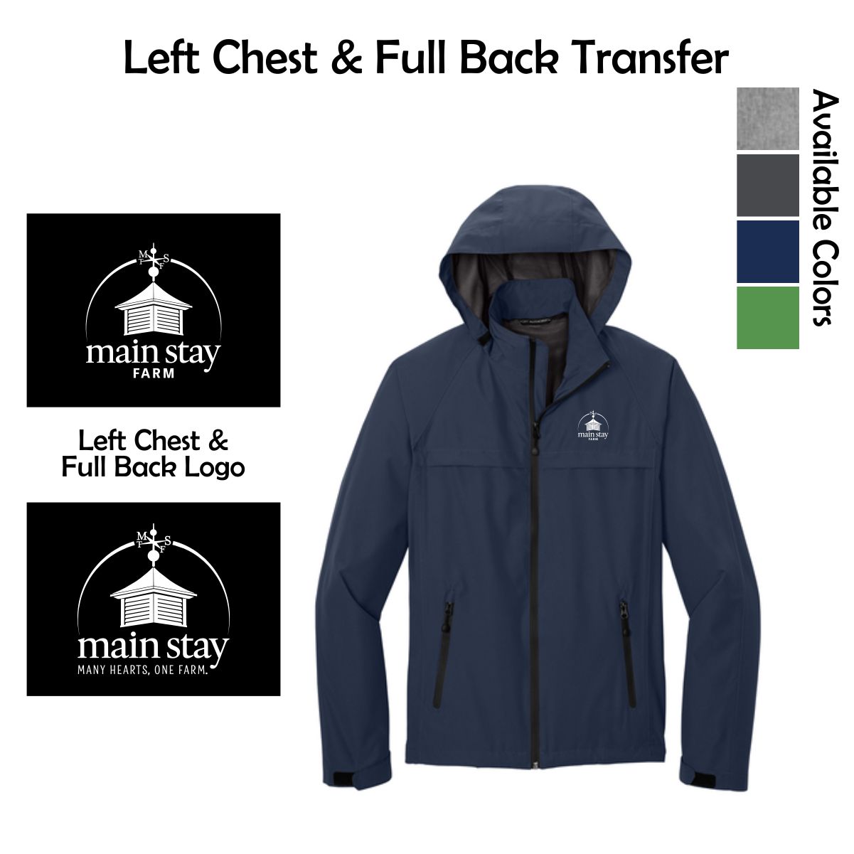 Main Stay Therapeutic Farm Waterproof Jacket