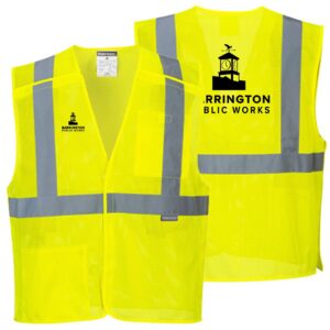 Barrington Public Works 02 Economy Hi-Vis Breakaway Vest