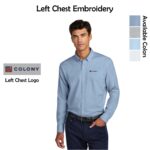 Colony Display Long Sleeve Modern Oxford Shirt