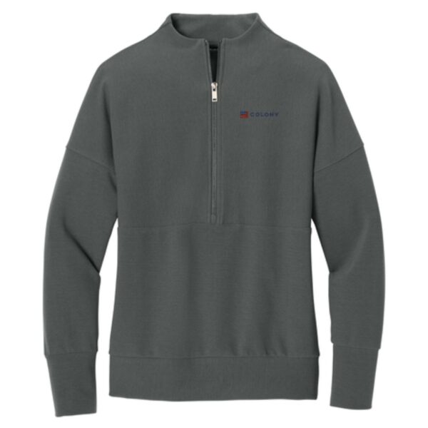 Colony Display Ladies Linear Texture 1/4-Zip - Image 3