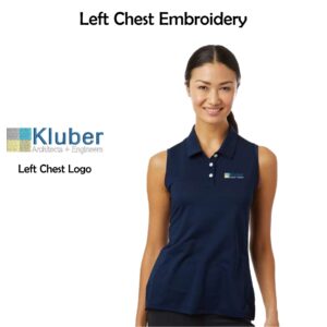 Kluber Architects + Engineers Ladies Adidas Sleeveless Polo