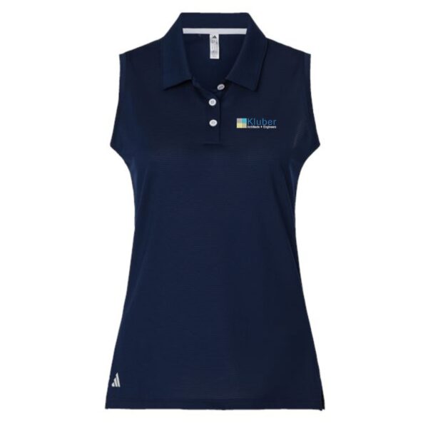 Kluber Architects + Engineers Ladies Adidas Sleeveless Polo - Image 2