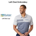 Kluber Architects + Engineers Adidas Heathered Colorblocked Polo