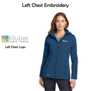 Kluber Architects + Engineers Ladies Hooded Soft Shell Parka