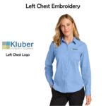 Kluber Architects + Engineers Ladies Long Sleeve Easy Care Shirt