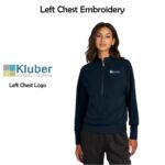 Kluber Architects + Engineers Ladies Linear Texture 1/4-Zip