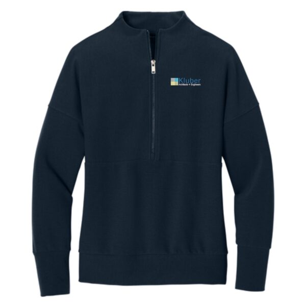 Kluber Architects + Engineers Ladies Linear Texture 1/4-Zip - Image 2