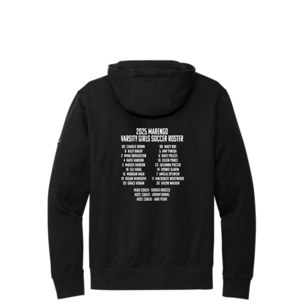 Marengo 001 Girls Soccer Regional Champions Adult Nike Hoodie - Image 3